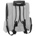 Cărucior Pentru Animale De Companie 3 În 1, Gri, 48X32X(57-106) Cm, Material Oxford