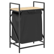 Coș De Rufe 1 Compartiment Cu Raft Stejar Sonoma