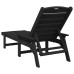 Mobilier De Lounge Pentru Grădină 2 Pcs Negru 53 X 195.5 X 30Cm