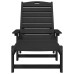 Mobilier De Lounge Pentru Grădină 2 Pcs Negru 53 X 195.5 X 30Cm