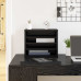 Organizator Birou Stejar Negru 36 X 26 X 29.5 Cm Lemn Compozit