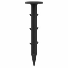 Pegs Din Plastic 100 Pcs Negru 3 X 11 Cm Plastic