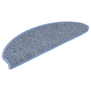 Covoraș Scări Autoadeziv 30 Buc. Albastru, 56X17X3 Aspect Sisal