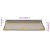 Covoraș Scări Autoadeziv 30 Buc. Gri&Bej 65X21X4Cm Aspect Sisal