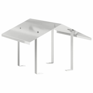 Hood Pentru Coș De Fum Argintiu 50 X 50 X 37 Cm Oţel Inoxidabil