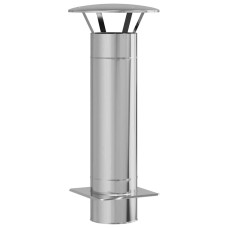 Extensie Pentru Șemineu Argintiu 35 X 35 X 82 Cm