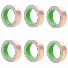 Bandă Din Cupru Dublă Față 6 Pcs Cupru 2000 X 3 Cm Cupru