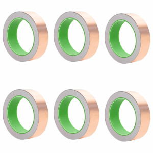 Bandă Din Cupru Dublă Față 6 Pcs Cupru 2000 X 3 Cm Cupru