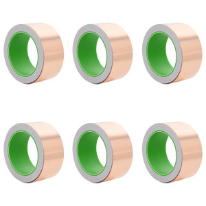 Bandă Din Cupru Dublă Față 6 Pcs Cupru 2000 X 5 Cm Cupru