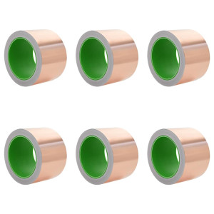Bandă Din Cupru Dublă Față 6 Pcs Cupru 2000 X 7 Cm Cupru