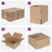 Cutie Pliabilă Cu Depozitare 50 Pcs Maro 15 X 15 X 8 Cm Carton