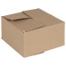 Cutie Pliabilă Cu Depozitare 50 Pcs Maro 15 X 15 X 8 Cm Carton