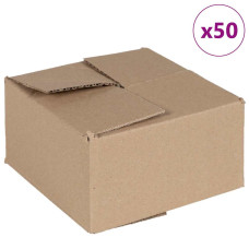 Cutie Pliabilă Cu Depozitare 50 Pcs Maro 15 X 15 X 8 Cm Carton