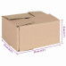 Cutie Pliabilă Cu Depozitare 50 Pcs Maro 20 X 15 X 10 Cm Carton