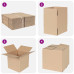 Cutie Pliabilă Cu Depozitare 50 Pcs Maro 20 X 20 X 20 Cm Carton