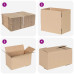 Cutie Pliabilă Cu Depozitare 50 Pcs Maro 24 X 13 X 13 Cm Carton
