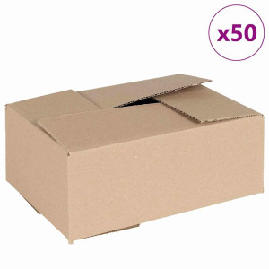 Cutie Pliabilă 50 Pcs Maro 25 X 17.5 X 10 Cm Carton