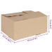 Cutie Pliabilă 50 Pcs Maro 30 X 21.5 X 14 Cm Carton