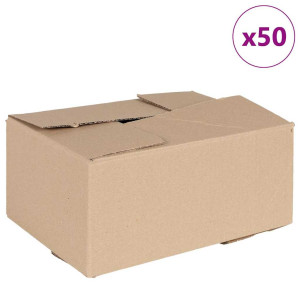 Cutie Pliabilă 50 Pcs Maro 30 X 21.5 X 14 Cm Carton