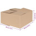 Cutie Pliabilă Cu Depozitare 50 Pcs Maro 30 X 30 X 15 Cm Carton