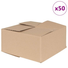 Cutie Pliabilă Cu Depozitare 50 Pcs Maro 30 X 30 X 15 Cm Carton