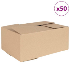 Cutie Pliabilă Cu Depozitare 50 Pcs Maro 35 X 24 X 15 Cm Carton
