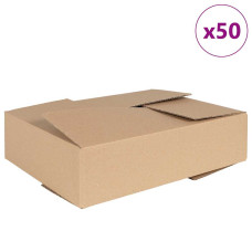Cutie Pliabilă Cu Depozitare 50 Pcs Maro 40 X 30 X 10 Cm Carton