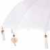 Parasol Balinez 260 Crem 180-190 Cm Bumbac Și Lemn Masiv