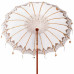 Parasol Balinez 260 2 Pcs Crem 210-220 Cm Bumbac Și Lemn Masiv