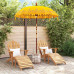 Parasol Balinez 260 Galben 180-190 Cm Bumbac Și Lemn Masiv