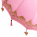 Parasol Balinez 260 Roz 180-190 Cm Bumbac Și Lemn Masiv