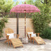 Parasol Balinez 260 Roz 180-190 Cm Bumbac Și Lemn Masiv