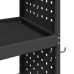 Cărucior Pentru Unelte Cu Raft Cu Roata Negru 75 X 35 X 73 Cm