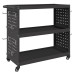 Cărucior Pentru Unelte Cu Raft Cu Roata Negru 75 X 35 X 73 Cm