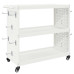 Cărucior Pentru Unelte Alb 75 X 35 X 73 Cm Oțel Laminat La Rece