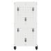 Cărucior Pentru Unelte Alb 75 X 35 X 73 Cm Oțel Laminat La Rece