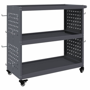 Cărucior Pentru Unelte Cu Raft Manual Antracit 75 X 35 X 73 Cm