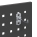 Cărucior Pentru Unelte Cu Raft Cu Roata Negru 65 X 35 X 111 Cm