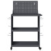 Cărucior Pentru Unelte Cu Raft Manual Antracit 65 X 35 X 111 Cm