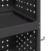 Cărucior Pentru Unelte Cu Raft Cu Roata Negru 65 X 35 X 111 Cm