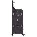Cărucior Pentru Unelte Cu Raft Cu Roata Negru 65 X 35 X 111 Cm