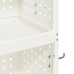 Cărucior Pentru Unelte Cu Raft Cu Roata Alb 65 X 35 X 111 Cm