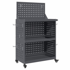 Cărucior Pentru Unelte Cu Raft Manual Antracit 65 X 35 X 111 Cm