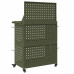 Cărucior Pentru Unelte Cu Raft Olivengrønn 65 X 35 X 111 Cm