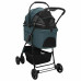 Carucior Pentru Pisici Pliante Ajustabil Verde 81 X 47 X 99 Cm