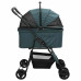 Carucior Pentru Pisici Pliante Ajustabil Verde 81 X 47 X 99 Cm