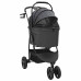 Carucior Pentru Pisici Pliante Ajustabil Negru 78 X 54 X 101 Cm