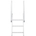 Scara De Doca Cu 3 Trepte Argintiu 58 X 77 X 144 Cm Aluminiu