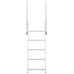 Scara Pentru Doc Cu 5 Trepte Argintiu 58 X 77 X 191 Cm Aluminiu