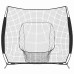 Baseball Și Softball Negru 250 X 106 X 209 Cm Poliester Baseball Și Softball Negru 250 X 106 X 209 Cm Poliester